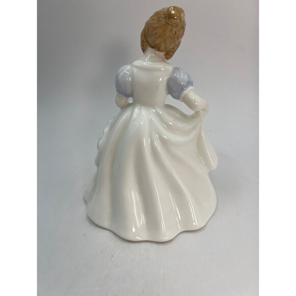 1990 Royal Doulton Figurine Of The Month, August HN 3325 Blue, White - Picture 5 of 7
